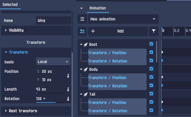Add keys