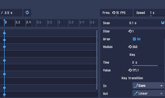 Key transitions
