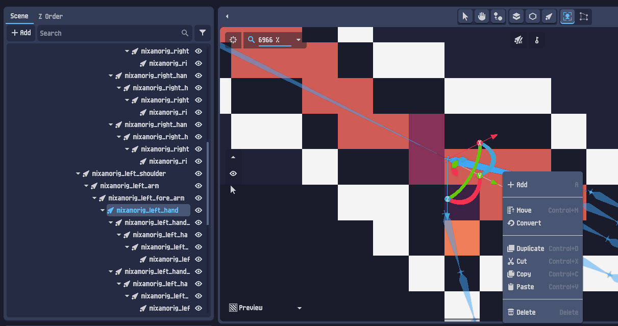Paste object