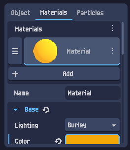Material panel