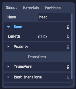 Select object panel