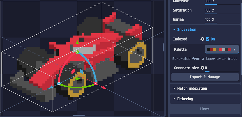 Generate palette